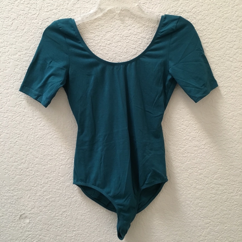 ⚡️2for$20⚡️Low Back Teal Bodysuit